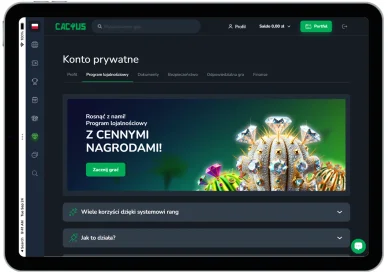 Vip Cactus Casino Program lojalnościowy