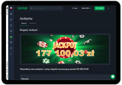 Gry z jackpotem w Cactus Casino Gry z jackpotem