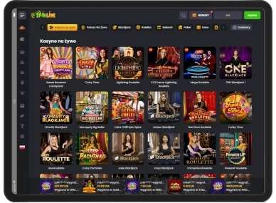 CasinoSpinline — Gry na żywo Gry na żywo